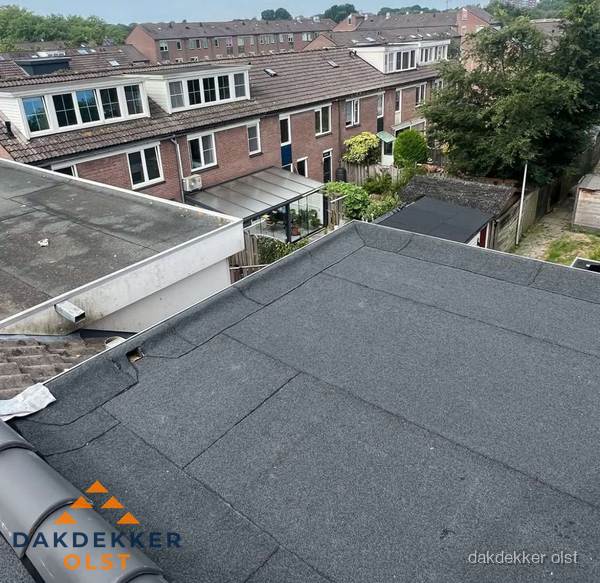 Dakinspectie plat dak aanbouw in Olst Dakinspectie plat dak aanbouw in Olst